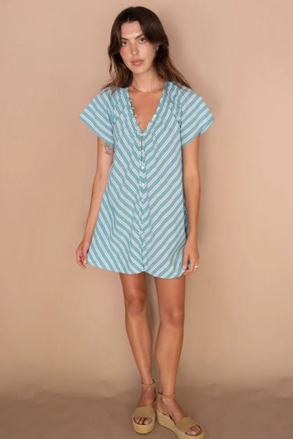 Marigold Mustang - Florence Mini Dress Baltic