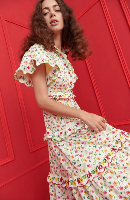 Celia B - Nebula Dress White