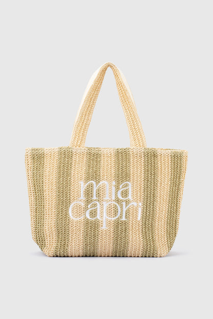 Mia Capri - Vacay Tote Sage Green