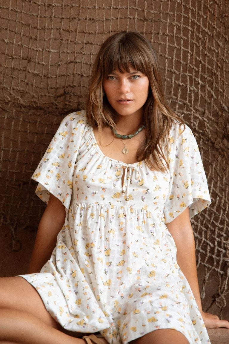 Marigold Mustang - Faye Mini Dress Carnation