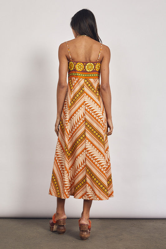 Bohemian Traders - Ripple Slip Dress in Multi