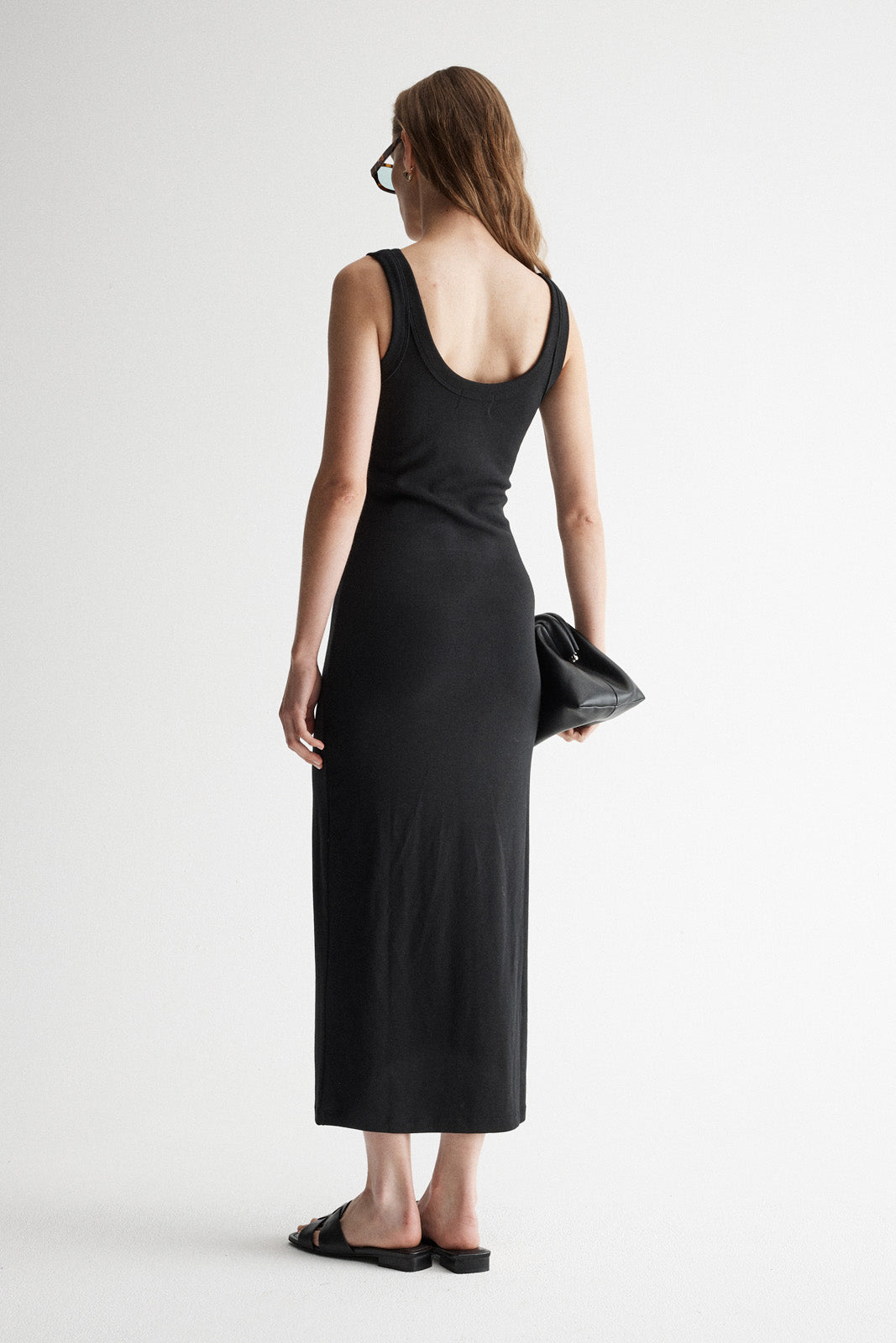 Elka Collective - Sienna Tank Dress in Black