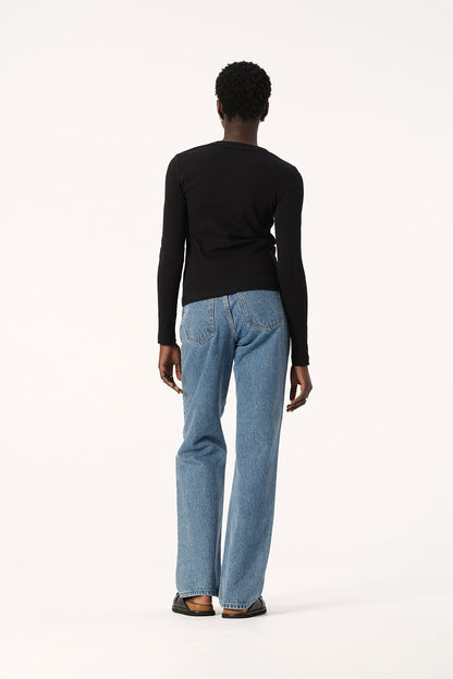 Elka Collective - Nola Long Sleeve Top in Black