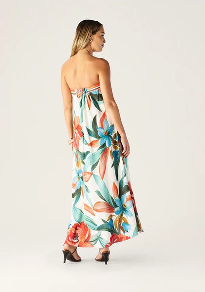 MOS the Label - Fiorina Print Strapless Dress