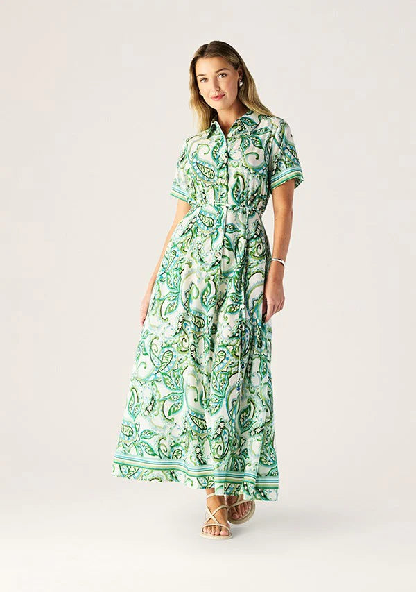 MOS the Label - Tara Print Shirt Dress
