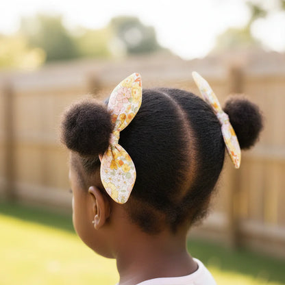 Alimrose - Bunny Hair Ties Set Sweet Marigold