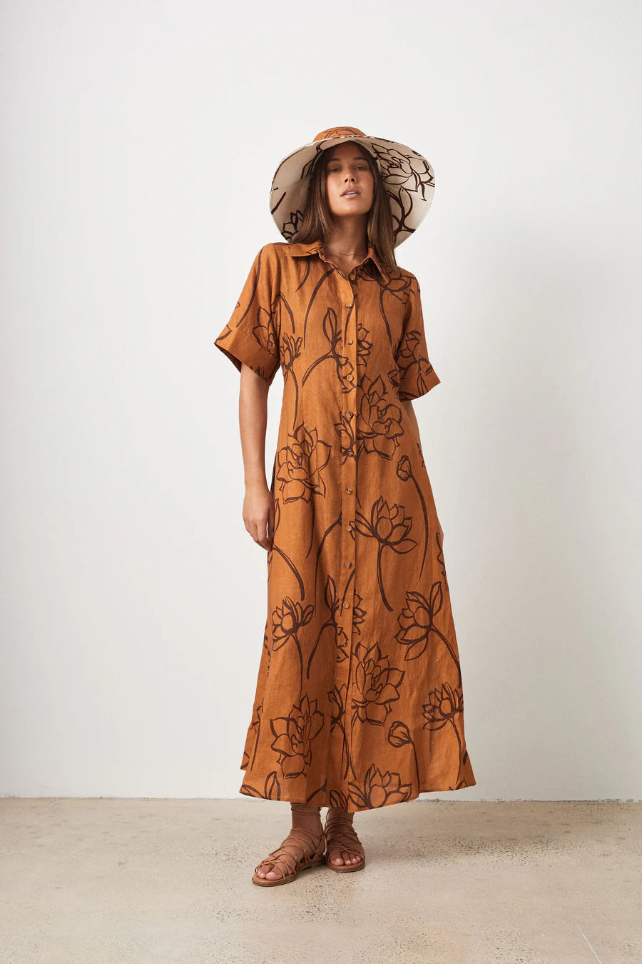 Ralf Studios - Hyams Dress Lotus Tan