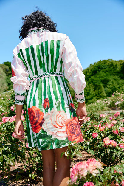 Aston Studio - Demi Dress Leaf Rose Multi