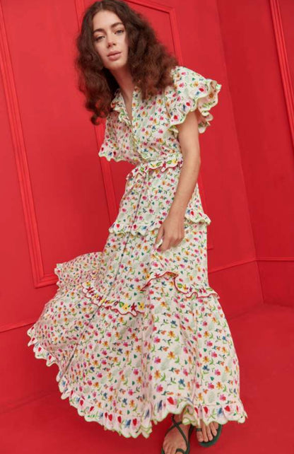 Celia B - Nebula Dress White