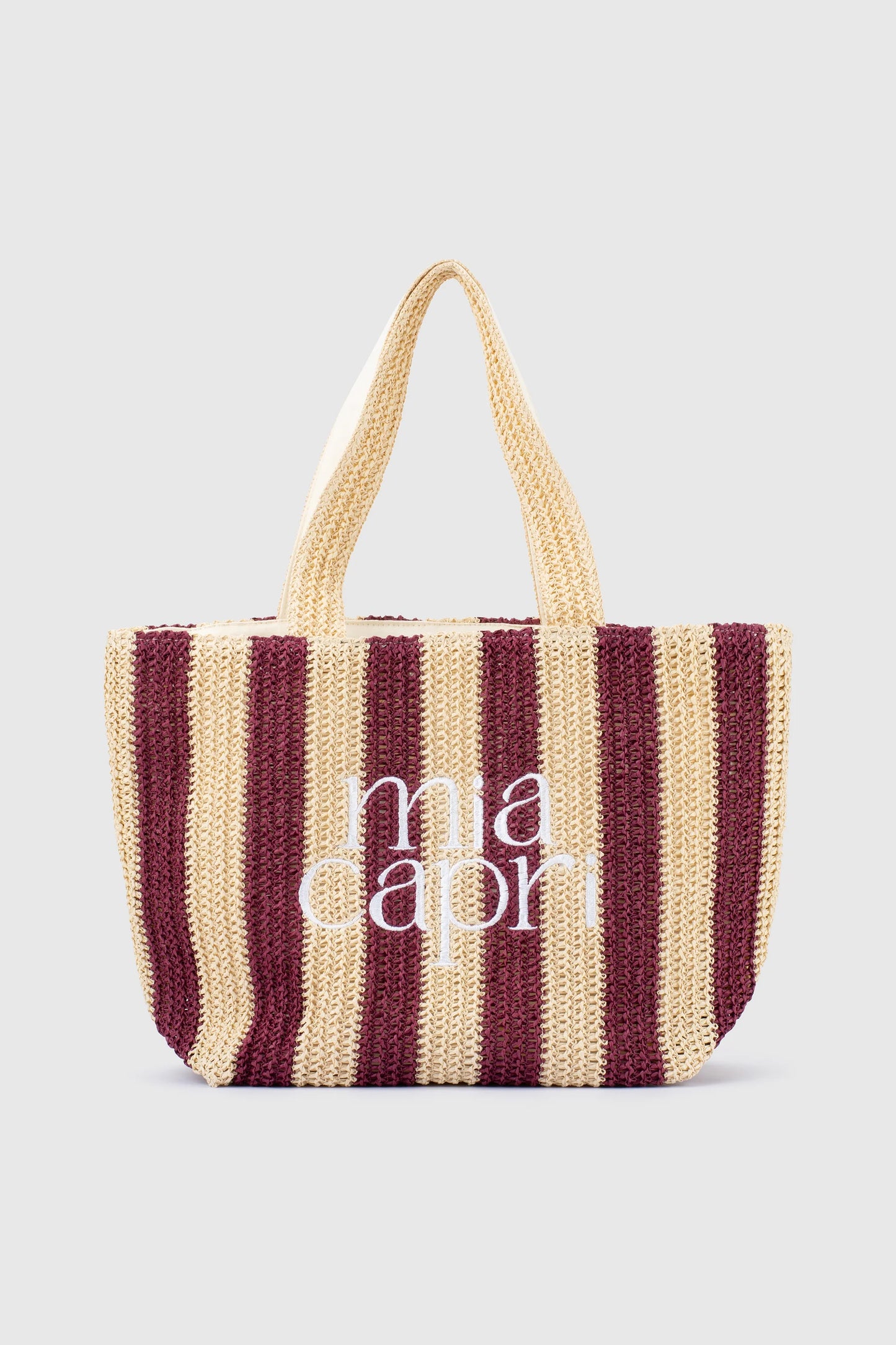Mia Capri - Vacay Tote Plum