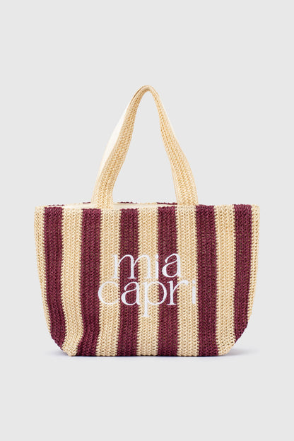Mia Capri - Vacay Tote Plum