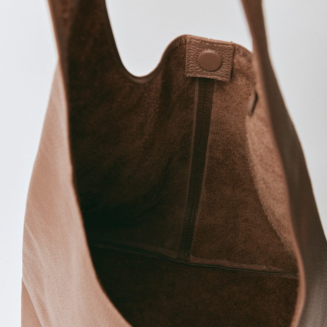 Vestirsi - Scarlett Leather Hobo Milk Chocolate