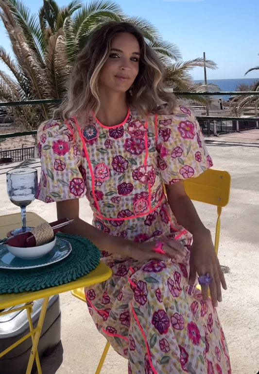 Celia B - Nammu Península Midi Dress