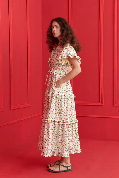 Celia B - Nebula Dress White