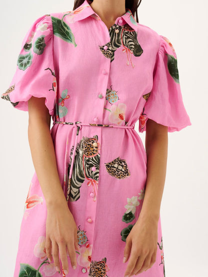 ROAME - Berkeley Dress in Jungle Amour