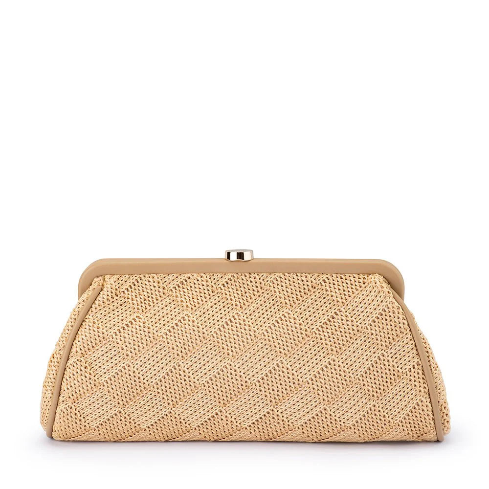 Olga Berg - Lois Woven Bag Natural