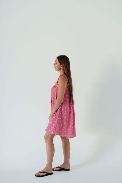 ALAKAI - Juno Mini Dress Pink Floral