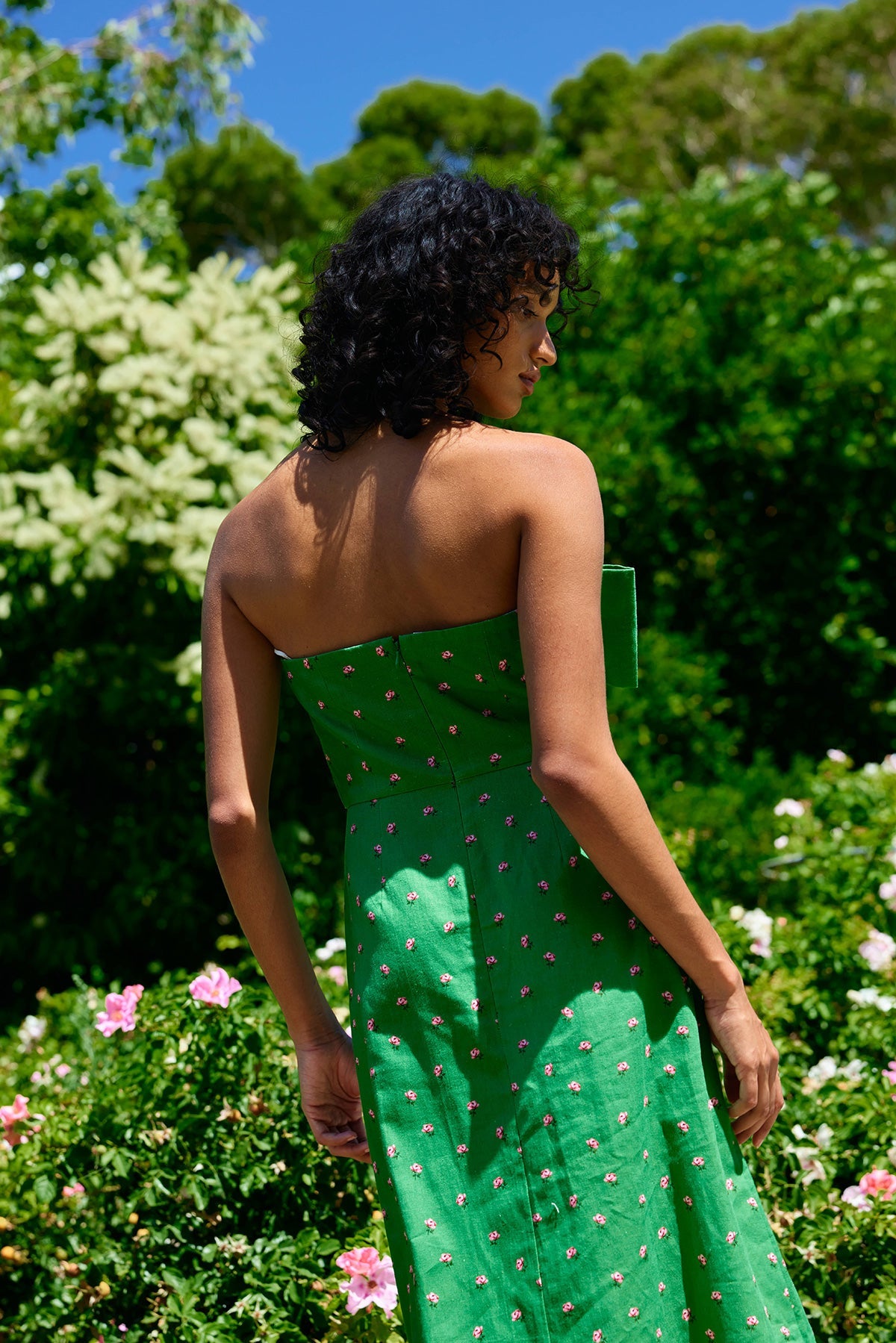 Aston Studio - Jemima Dress Leaf Rose
