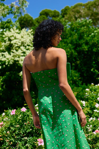 Aston Studio - Jemima Dress Leaf Rose
