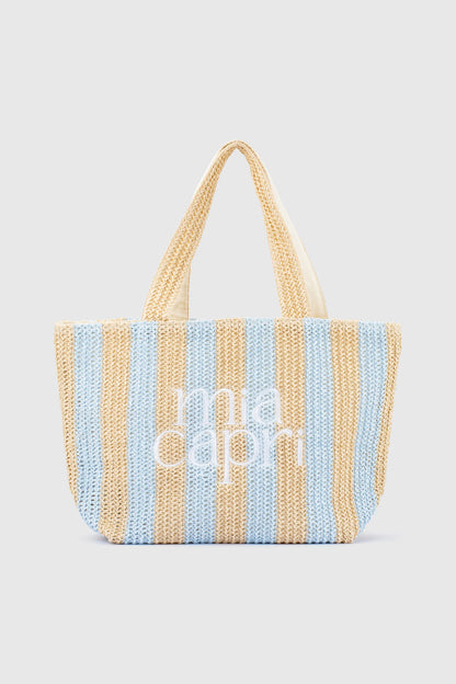 Mia Capri - Vacay Tote Pale Blue
