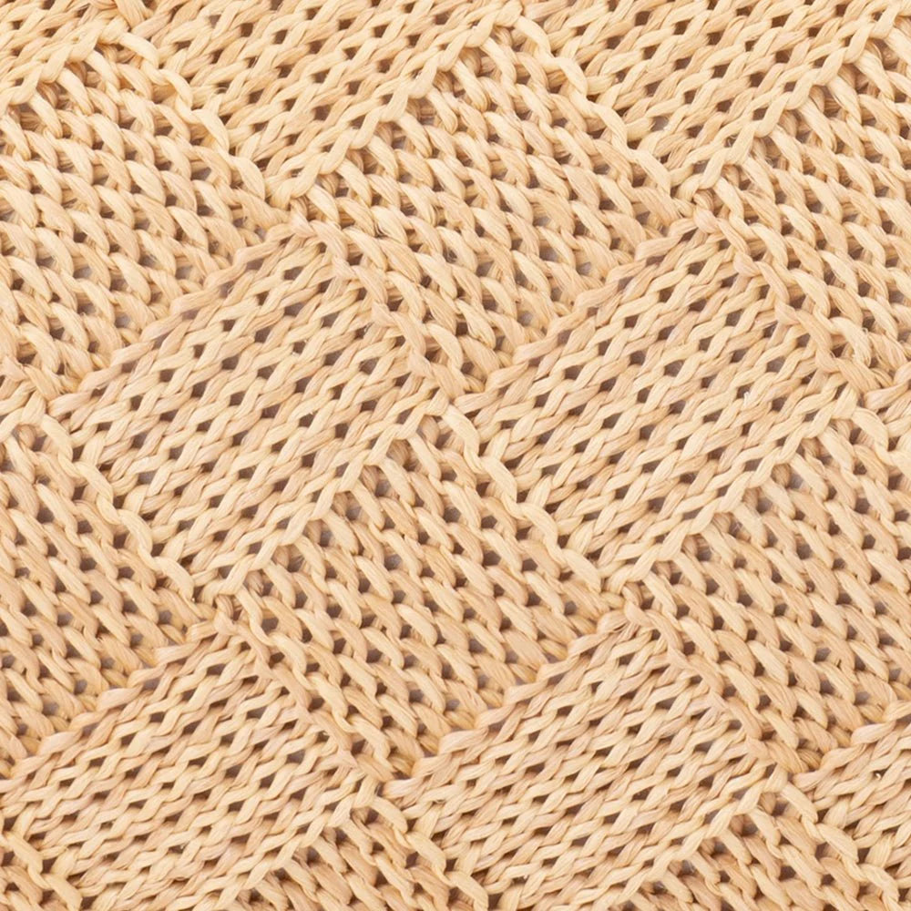 Olga Berg - Lois Woven Bag Natural