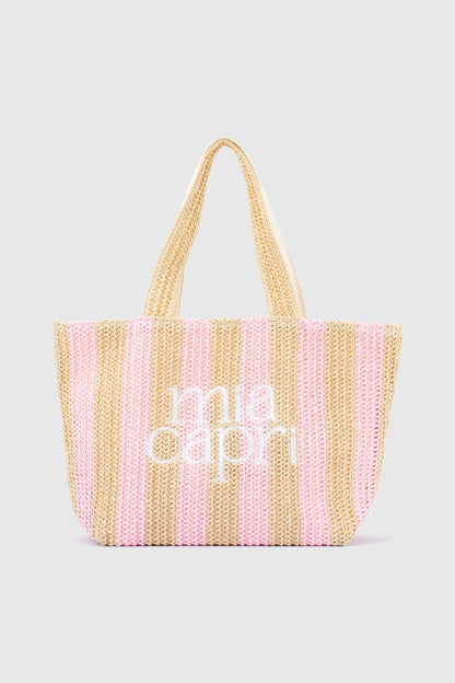 Mia Capri - Vacay Tote Pale Pink