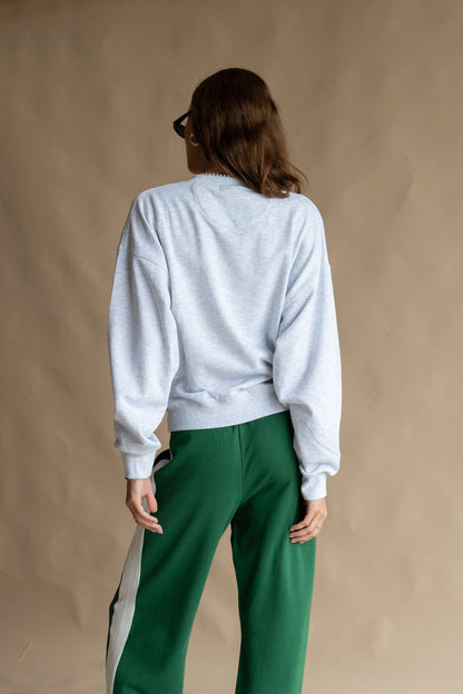 Araminta James - Monogram Classic Sweatshirt in Cloud