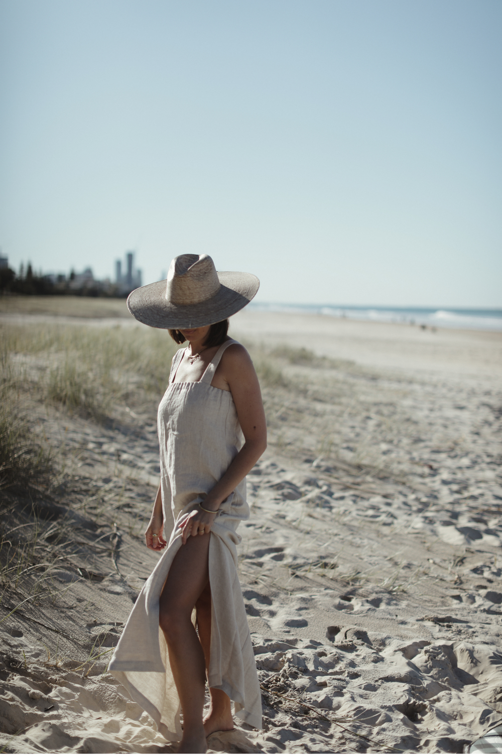 ARYELE - Lucy Maxi Dress in Natural