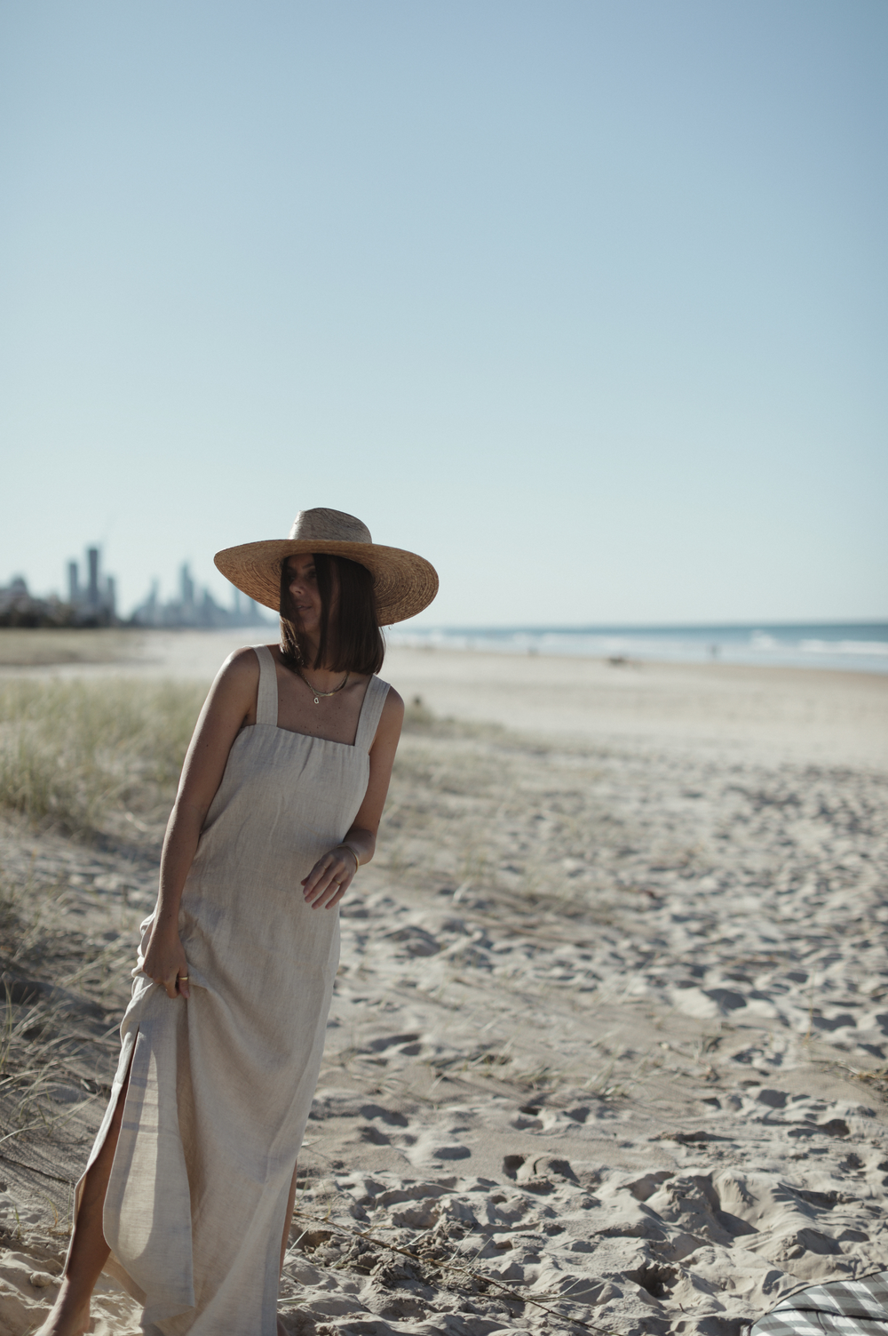 ARYELE - Lucy Maxi Dress in Natural