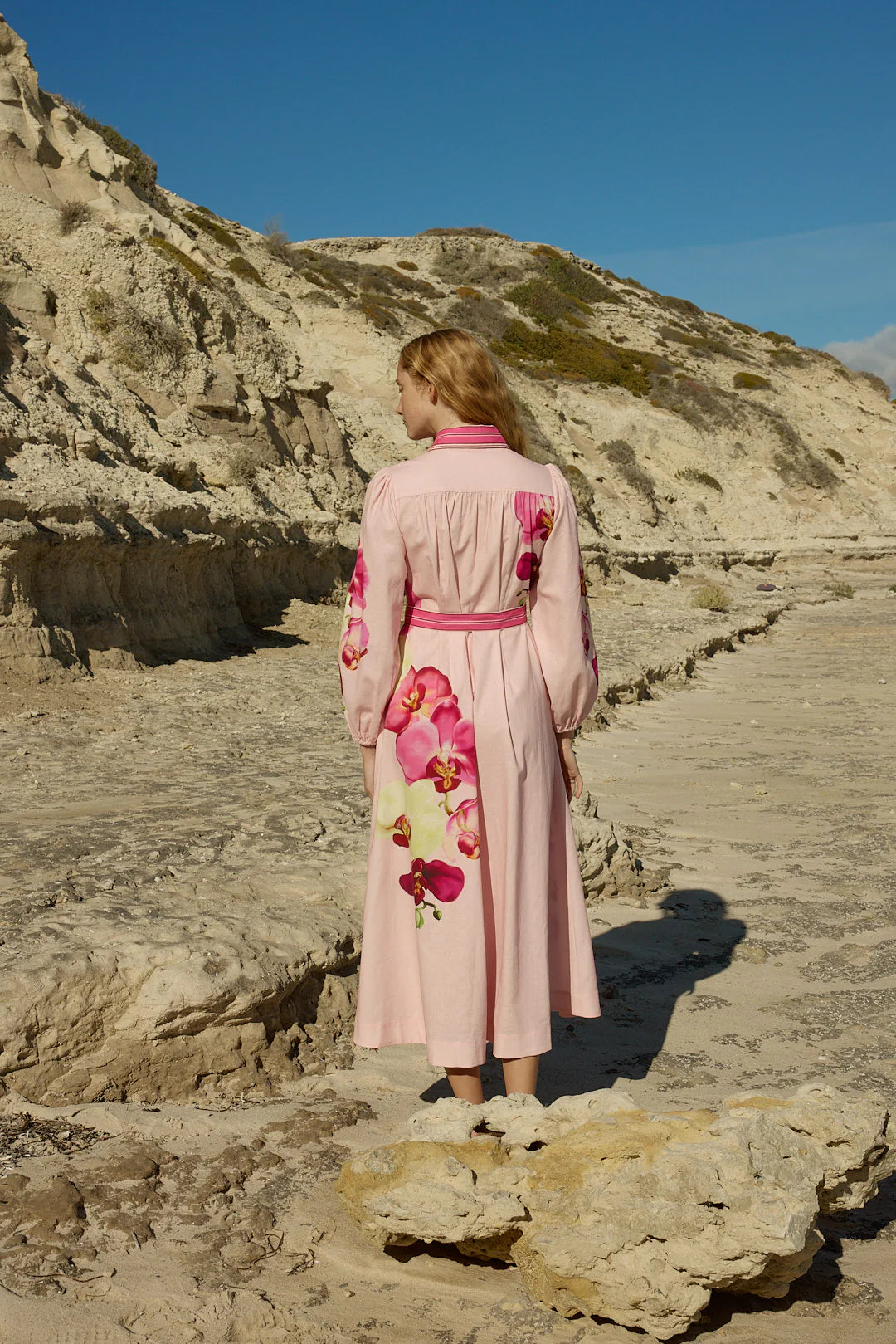 Aston Studio - Lucille Dress Icing Phalae