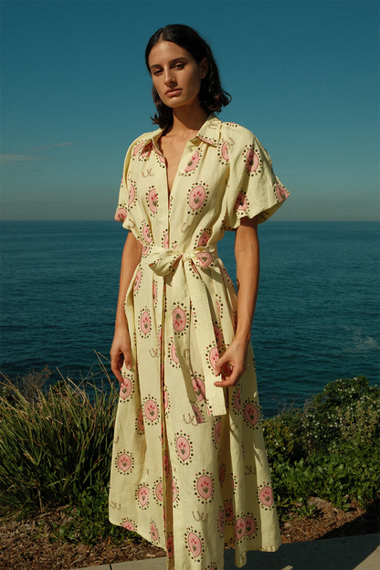 Palm Noosa - Marla Dress in Savanna Tile