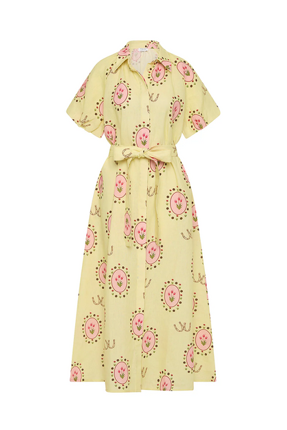 Palm Noosa - Marla Dress in Savanna Tile