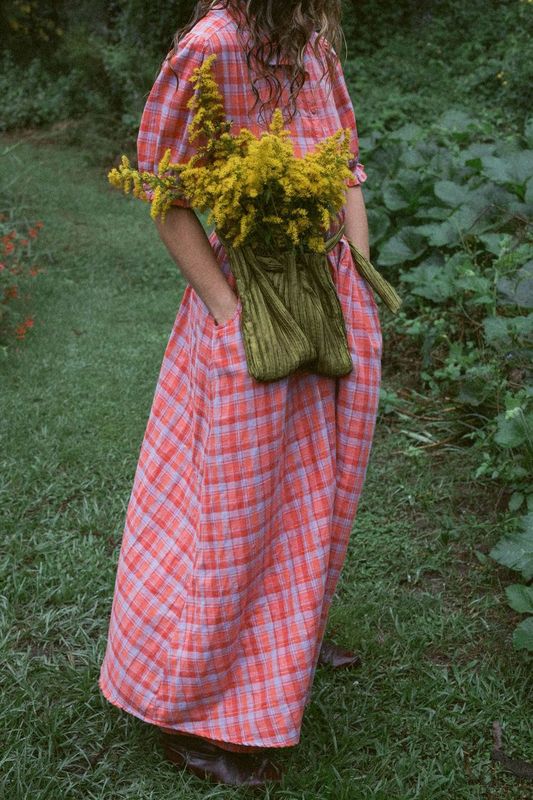 Oak Meadow - Henri Dress in Dusk Plaid