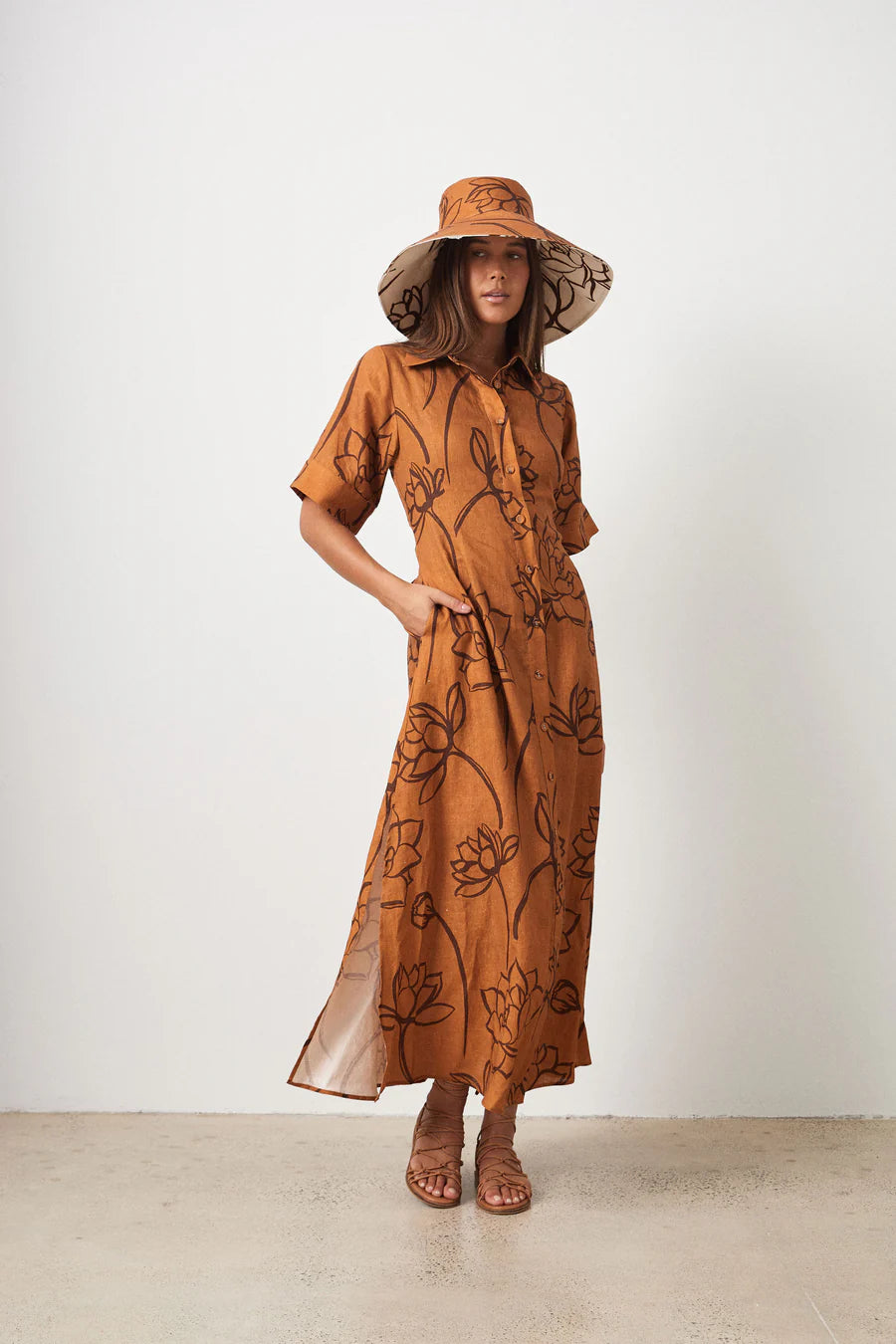 Ralf Studios - Hyams Dress Lotus Tan