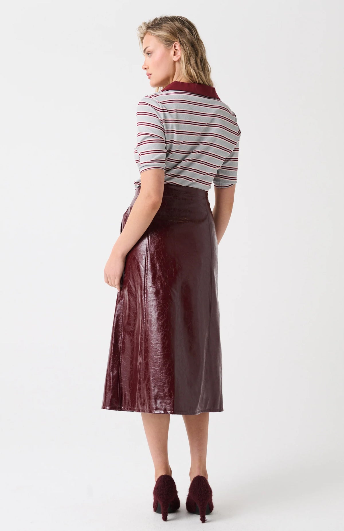 Cartel & Willow - Indie Top Berry Grey