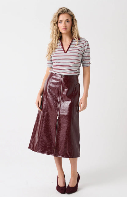 Cartel & Willow - Indie Top Berry Grey