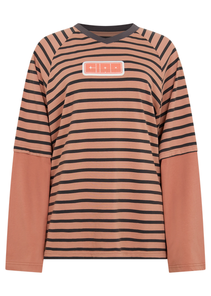 Ciao Ciao - Double Trouble LS Tee Pink