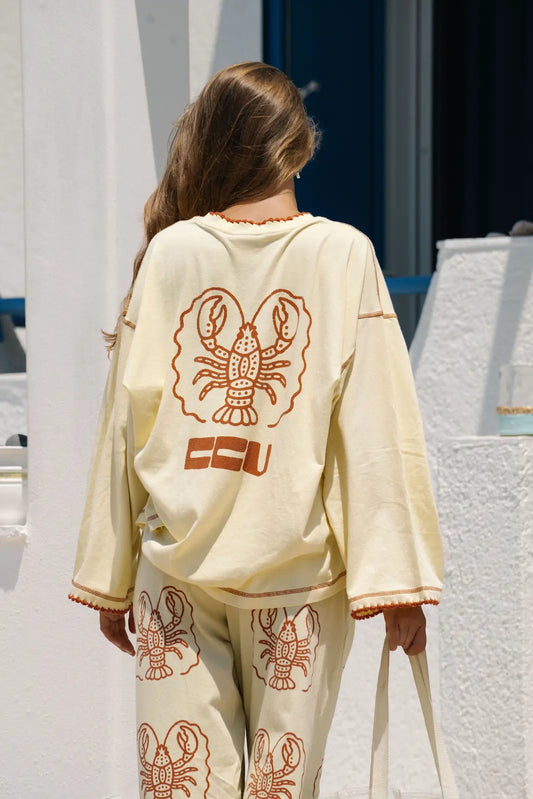 Ciao Ciao - Lita Lobster Ace LS Tee Butter Yellow
