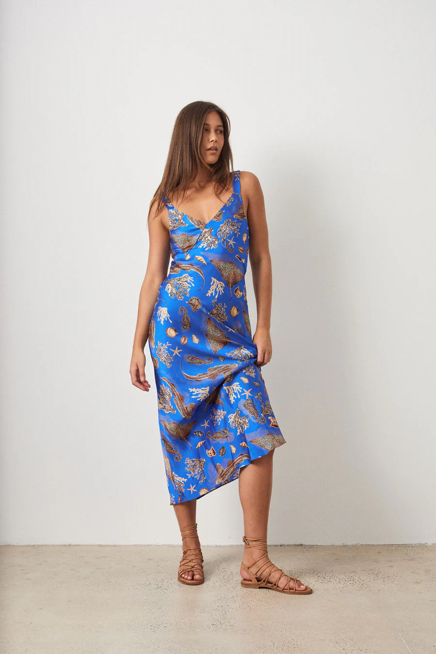 Ralf Studios - Crumpet Dress Sealife Blue