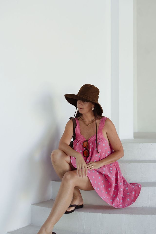 ALAKAI - Juno Mini Dress Pink Floral
