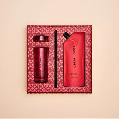 Celia Loves - Pink Lotus Diffuser Gift Set