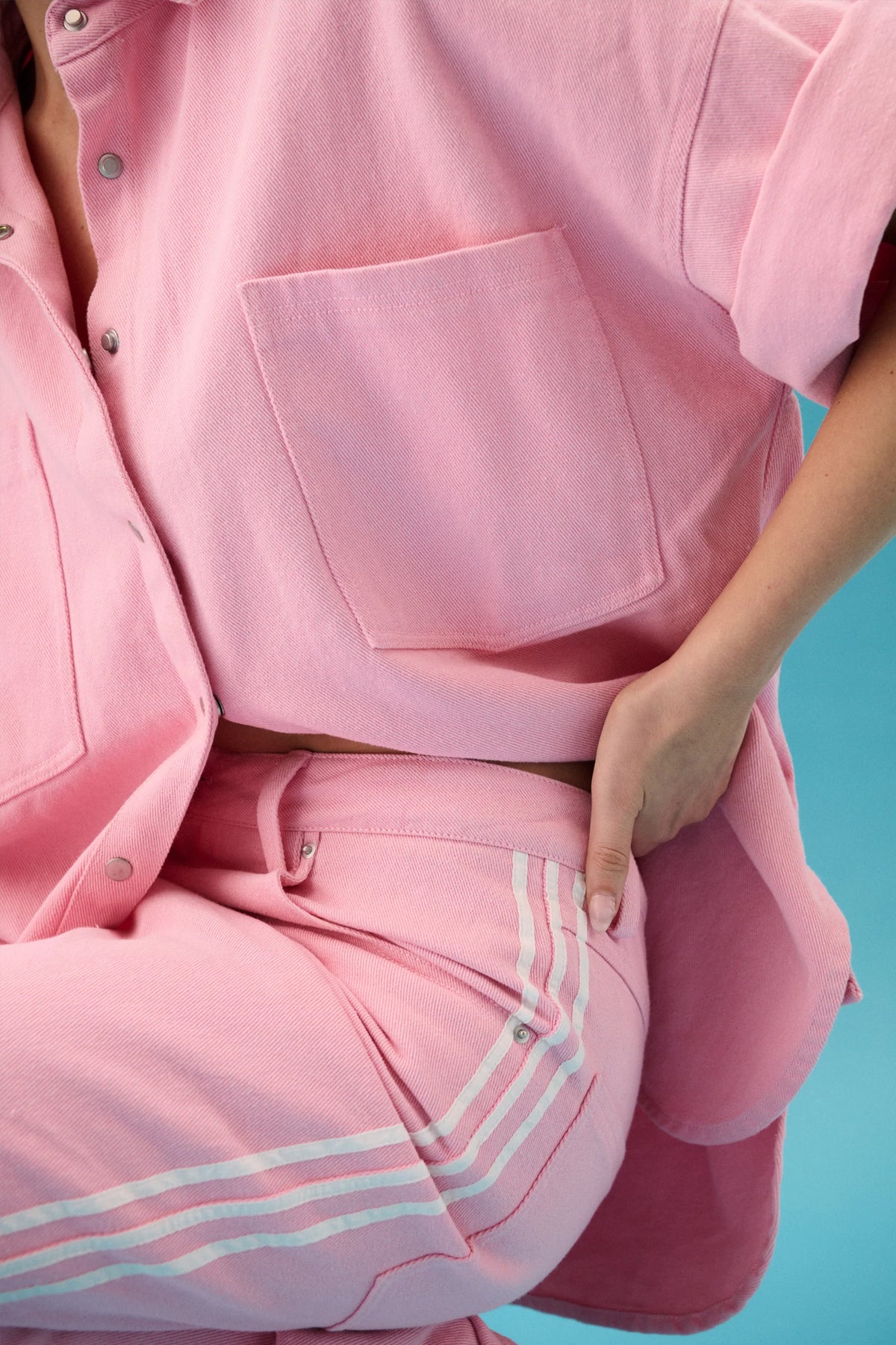 Cartel & Willow - Stella Shirt Taffy Denim