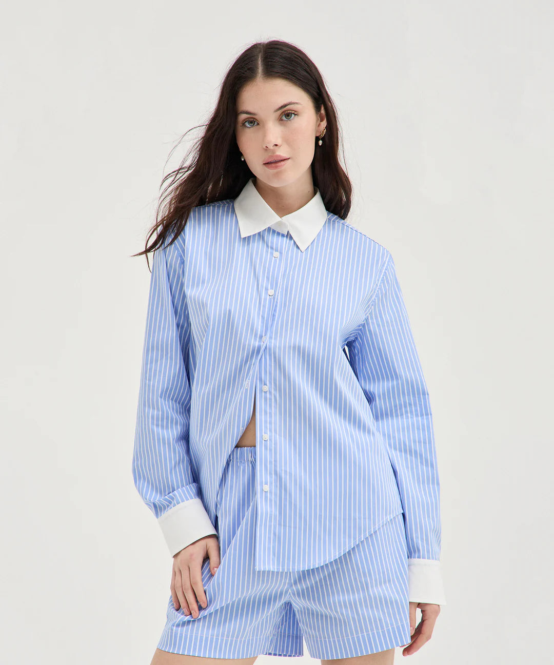 HolidayShop - Blue Striped Shirt