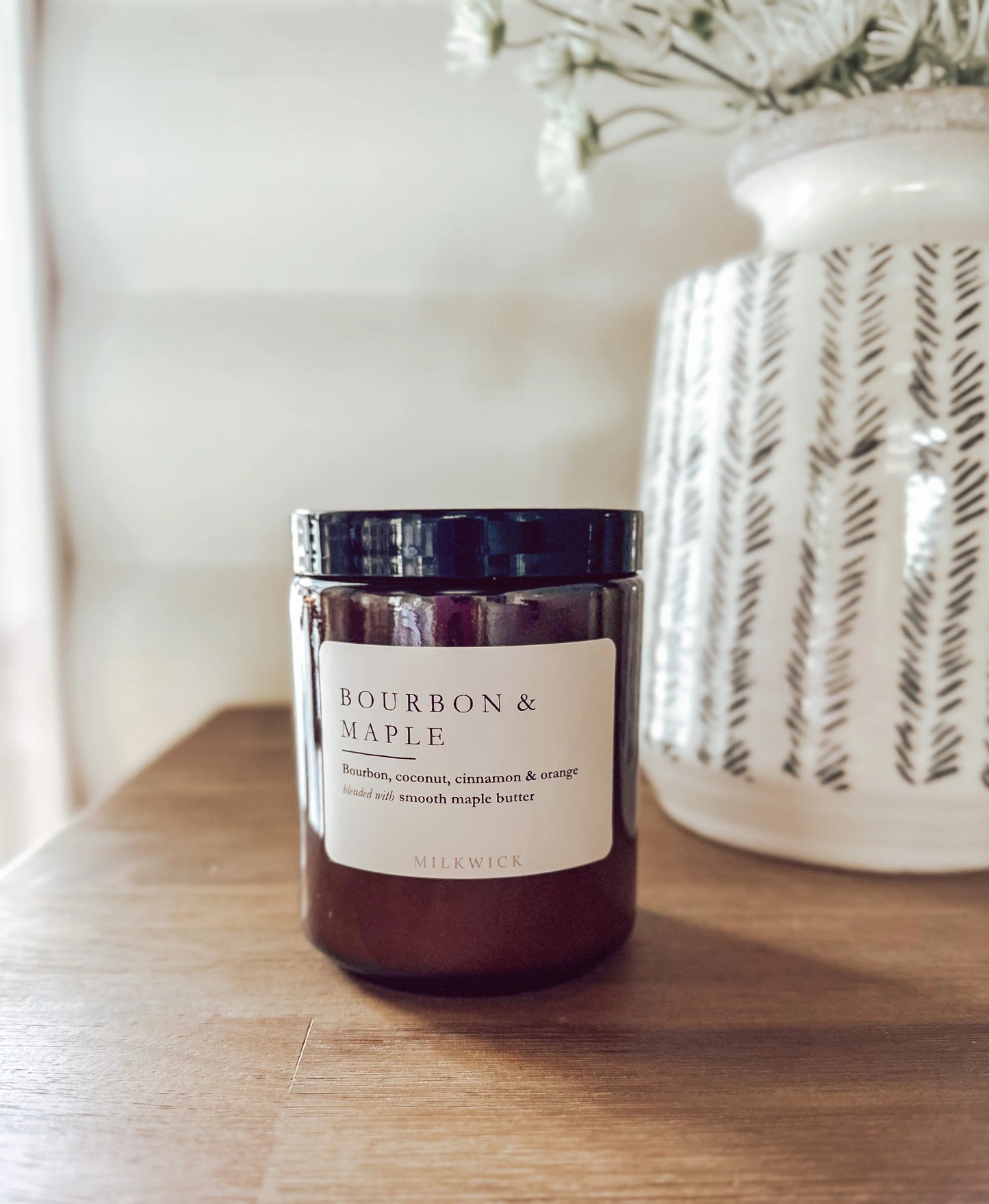 Milkwick Candle - Bourbon & Maple