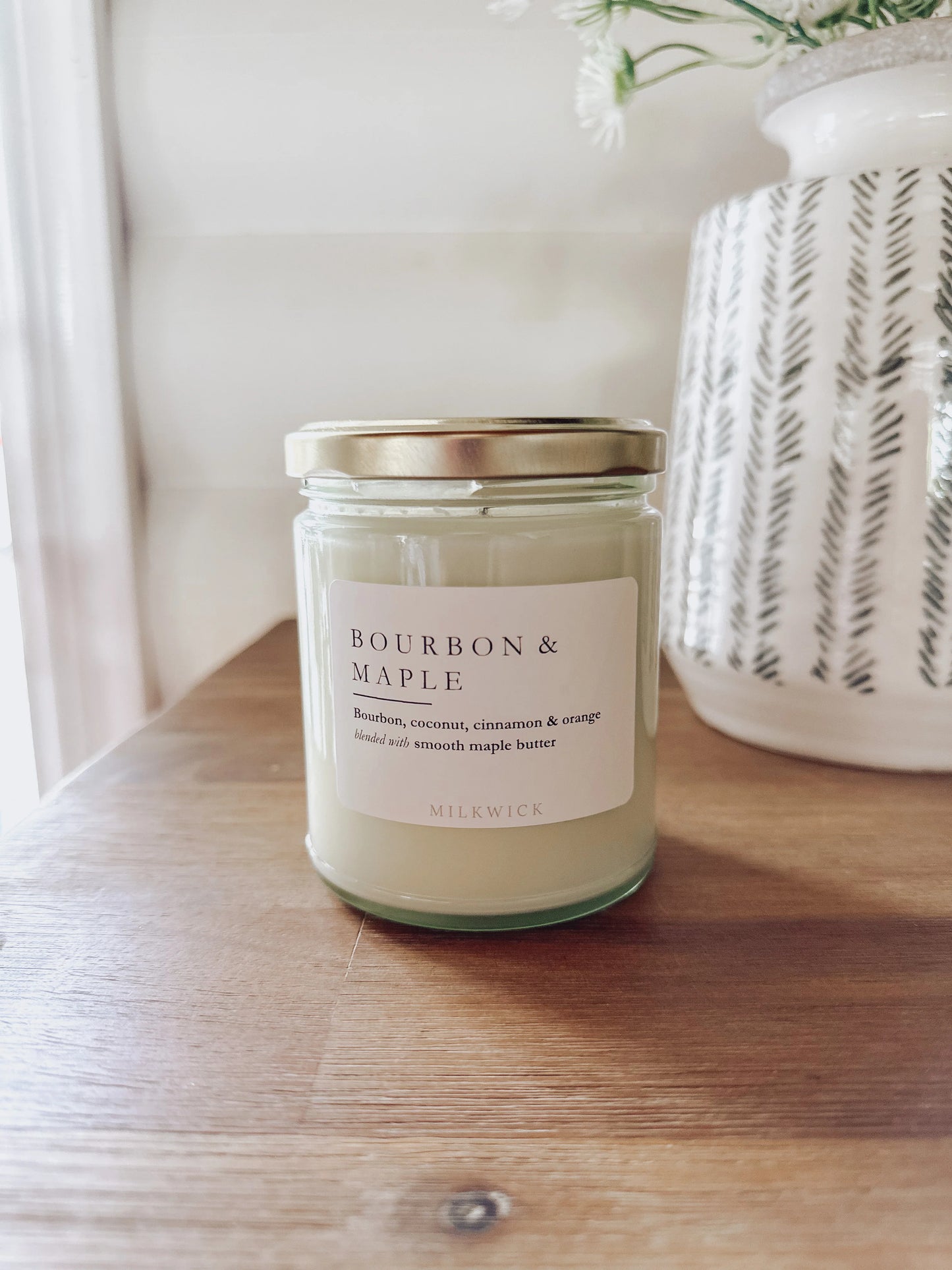 Milkwick Candle - Bourbon & Maple