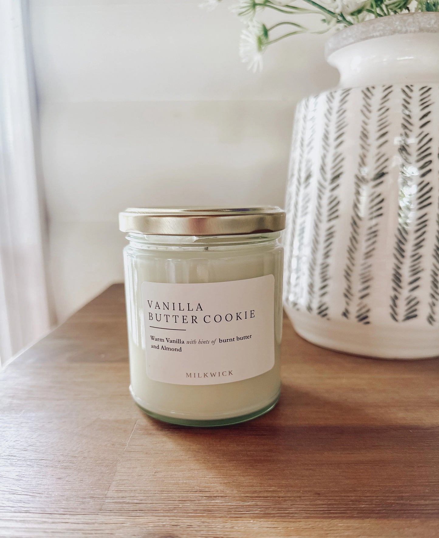 Milkwick Candle - Vanilla Butter Cookie