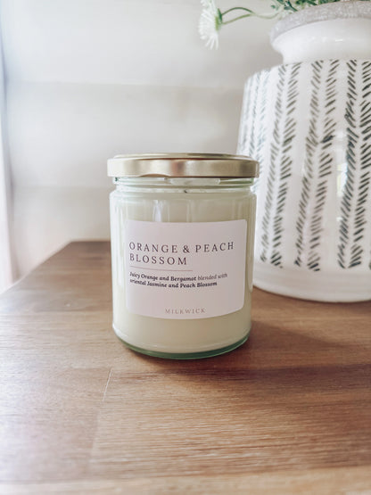 Milkwick Candle - Orange & Peach Blossom