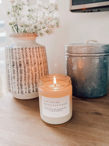 Milkwick Candle - Japanese Honeysuckle