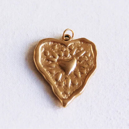 Bazon - Solid Heart Charm