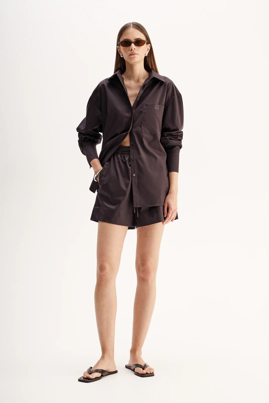 Elka Collective - Austin Shirt Chocolate